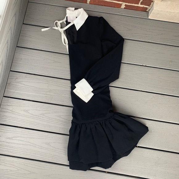 cinq a sept Cala Tie Neck Long Sleeve Shift Dress - Picture 10 of 14